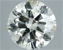 Diamante Natural 4.01 quilates, Redondo , Color K, claridad SI2 y certificado IGI