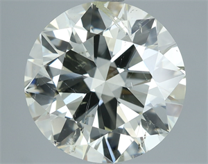 Foto Diamante Natural 4.01 quilates, Redondo , Color K, claridad SI2 y certificado IGI de