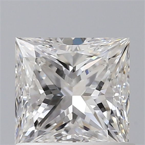 Foto Diamante Natural 0.81 quilates, Princesa , Color F, claridad VS2 y certificado GIA de