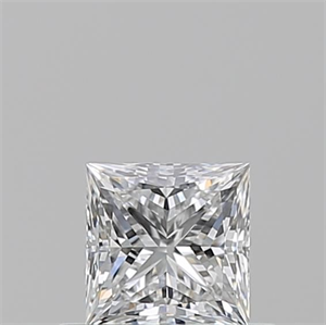 Foto Diamante Natural 0.50 quilates, Princesa , Color E, claridad VS1 y certificado GIA de
