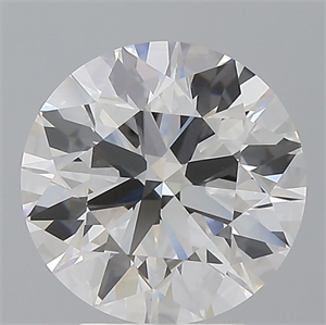 Picture of Lab Grown Diamond 3.54 Carats, Round with Ideal Cut, E Color, VVS2 Clarity and Certified by IGI