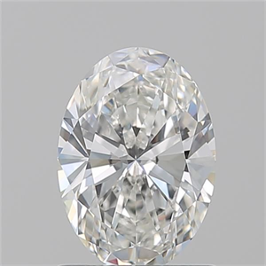 Picture of Natural Diamond 1.01 Carats, Oval with  Cut, G Color, VS1 Clarity and Certified by GIA