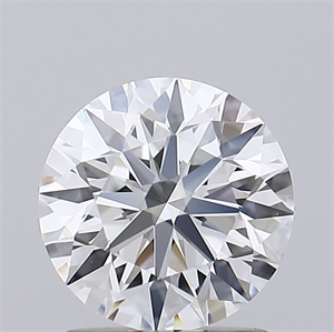 Picture of Lab Grown Diamond 1.51 Carats, Round with Excellent Cut, D Color, VVS2 Clarity and Certified by IGI