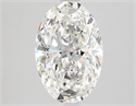 Natural Diamond 2.02 Carats, Oval with  Cut, F Color, SI1 Clarity and Certified by GIA