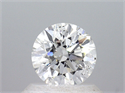 Natural Diamond 0.80 Carats, Round with Excellent Cut, F Color, SI1 Clarity and Certified by GIA