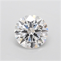 Lab Grown Diamond 2.58 Carats, Round with Excellent Cut, F Color, VVS2 Clarity and Certified by IGI
