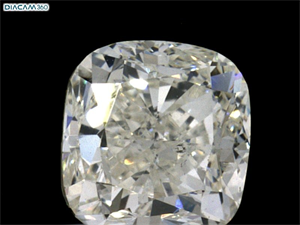 Picture of Natural Diamond 1.01 Carats, Cushion with  Cut, L Color, SI2 Clarity and Certified by GIA