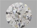 Natural Diamond 0.50 Carats, Round with Very Good Cut, F Color, SI1 Clarity and Certified by GIA