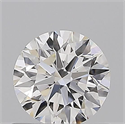 Diamante Natural 0.65 quilates, Redondo , Color F, claridad IF y certificado GIA