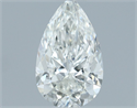 Natural Diamond 0.50 Carats, Pear with  Cut, G Color, SI1 Clarity and Certified by IGI