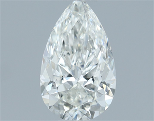 Picture of Natural Diamond 0.50 Carats, Pear with  Cut, G Color, SI1 Clarity and Certified by IGI