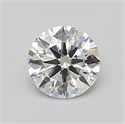 Lab Grown Diamond 0.70 Carats, Round with Ideal Cut, D Color, VS2 Clarity and Certified by IGI