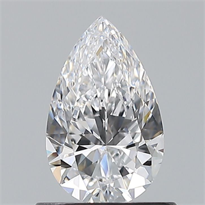 Foto Diamante Natural 0.70 quilates, De pera , Color D, claridad VS1 y certificado GIA de