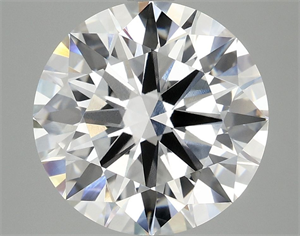 Picture of Lab Grown Diamond 5.08 Carats, Round with Ideal Cut, E Color, VVS2 Clarity and Certified by IGI