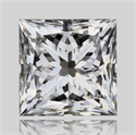 Natural Diamond 1.01 Carats, Princess with  Cut, G Color, VS1 Clarity and Certified by GIA