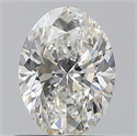 Diamante Natural 0.70 quilates, Ovalado , Color H, claridad VS2 y certificado GIA