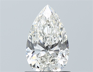 Picture of Natural Diamond 0.90 Carats, Pear with  Cut, H Color, VS2 Clarity and Certified by GIA