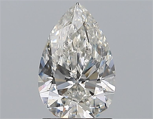 Picture of Natural Diamond 1.22 Carats, Pear with  Cut, H Color, SI2 Clarity and Certified by GIA