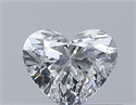 Natural Diamond 0.32 Carats, Heart with  Cut, F Color, VS2 Clarity and Certified by GIA