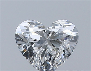 Picture of Natural Diamond 0.32 Carats, Heart with  Cut, F Color, VS2 Clarity and Certified by GIA