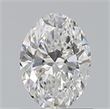 Diamante Natural 0.80 quilates, Ovalado , Color F, claridad VS1 y certificado GIA