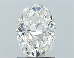 Foto Diamante Natural 1.21 quilates, Ovalado , Color G, claridad SI2 y certificado GIA de