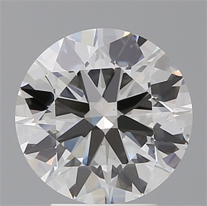 Picture of Lab Grown Diamond 3.51 Carats, Round with Ideal Cut, F Color, VS1 Clarity and Certified by IGI