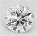 Del inventario de diamantes de laboratorio, 1.02 quilates, Redondo , Color D, claridad VVS2 y certificado IGI