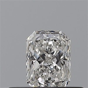 Picture of Natural Diamond 0.30 Carats, Radiant with  Cut, F Color, VVS2 Clarity and Certified by GIA