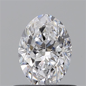 Picture of Natural Diamond 0.50 Carats, Oval with  Cut, D Color, VVS1 Clarity and Certified by GIA