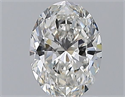 Natural Diamond 1.01 Carats, Oval with  Cut, F Color, VS1 Clarity and Certified by GIA