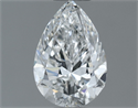 Diamante Natural 0.50 quilates, De pera , Color E, claridad VS1 y certificado GIA