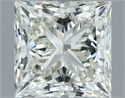 Natural Diamond 1.02 Carats, Princess with  Cut, J Color, VS1 Clarity and Certified by IGI
