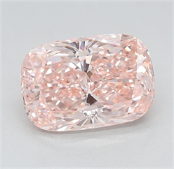 Picture of Lab Grown Diamond 3.83 Carats, CUSHION MODIFIED with  Cut, Fancy Vivid Pink Color, VVS2 Clarity and Certified by IGI