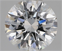 Lab Grown Diamond 1.04 Carats, Round with Excellent Cut, D Color, VVS2 Clarity and Certified by IGI