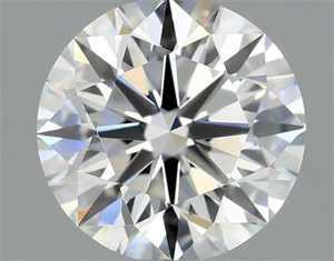 Foto Diamante Natural 0.54 quilates, Redondo , Color H, claridad VVS2 y certificado GIA de