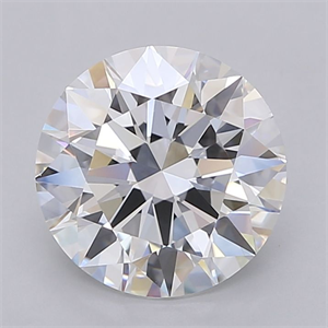 Picture of Lab Grown Diamond 3.25 Carats, Round with Ideal Cut, E Color, VS1 Clarity and Certified by IGI