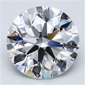 Diamante Natural 4.06 quilates, Redondo , Color F, claridad VS2 y certificado GIA