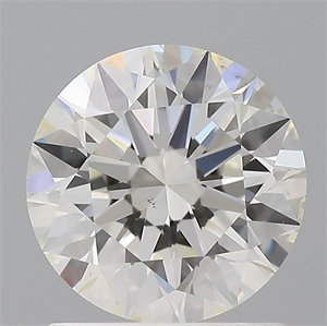 Picture of Natural Diamond 1.17 Carats, Round with Excellent Cut, I Color, SI1 Clarity and Certified by GIA