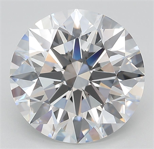 Picture of Lab Grown Diamond 5.08 Carats, Round with Ideal Cut, D Color, IF Clarity and Certified by IGI