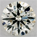 Diamante Natural 0.60 quilates, Redondo , Color L, claridad SI2 y certificado GIA