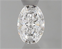 Diamante Natural 0.41 quilates, Ovalado , Color D, claridad VS1 y certificado GIA
