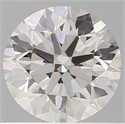 Natural Diamond 0.70 Carats, Round with Very Good Cut, H Color, VVS2 Clarity and Certified by GIA