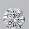 Natural Diamond 0.50 Carats, Round with Excellent Cut, D Color, SI1 Clarity and Certified by GIA