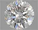 Natural Diamond 2.12 Carats, Round with Excellent Cut, G Color, SI2 Clarity and Certified by IGI