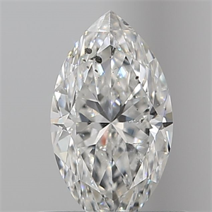 Picture of Natural Diamond 0.10 Carats, Marquise with  Cut, E Color, VS2 Clarity and Certified by IGI