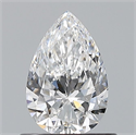 Natural Diamond 0.70 Carats, Pear with  Cut, E Color, VS2 Clarity and Certified by GIA