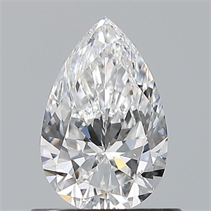 Picture of Natural Diamond 0.70 Carats, Pear with  Cut, E Color, VS2 Clarity and Certified by GIA