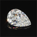 Diamante Natural 8.01 quilates, De pera , Color H, claridad SI1 y certificado GIA