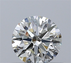 Picture of Natural Diamond 0.40 Carats, Round with Excellent Cut, K Color, VS2 Clarity and Certified by GIA